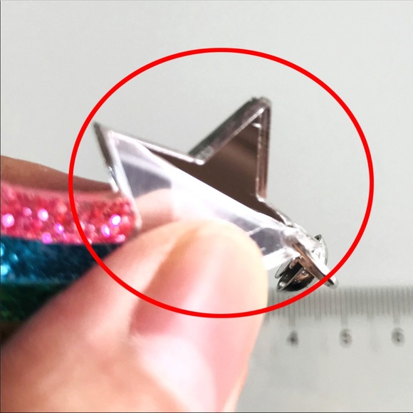 Earrings Mirror Shooting Star Rainbow (bib 2 A) - Picture 8 of 8